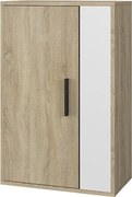 Szafka ścienna sonoma/biały 50.1x28.3x78.4 berno