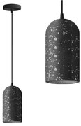 Lampa Wisząca Betonowa APP997-1CP B Czarna