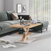 Stolik kawowy biały 90x60x45 arivo