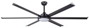 FARO 34203-130 - LED Sufitowy went. ROTTERDAM XL LED/32W/230V czarny śr. 200 cm+pilot