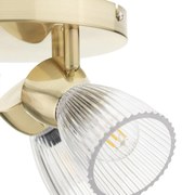Lampa sufitowa BEST GOLD 3xE14 (round), na kole, złote, kierunkowe