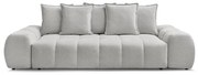 Jasnoszara sofa z tkaniny szenilowej 278 cm Everest – Bobochic Paris