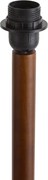 Lampa podłogowa Japandi drewno orzechowe bez klosza 133 cm - Mels