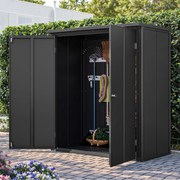 PRIMEYARD 156 x 84 cm Szafa ogrodowa, antracyt - (GFPV00930)