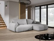 Narożnik COCO z funkcją spania, poduszkami i pojemnikiem NowOrNever 83 Popielaty