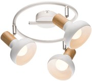 Biała lampa sufitowa spirala - 3X K098 M9-P22