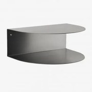 Zestaw 2 Wiszących Stolików Nocnych Z Stali Taifa Chrome - Sklum