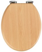 Deska sedesowa z łatwym domknięciem Wenko Beech Nature, 43x37 cm