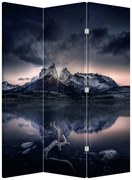 Parawan - Jezioro z górą (126x170 cm)