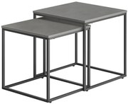 Komplet 2 Betonowych Stolików Kawowych 2W1 D4-E00