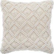 Ozdobna poduszka Ete, makrama, 40 x 40 cm