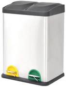 Dwukomorowy kosz do segregacji śmieci 36L E3-C05