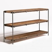 Półka Inme Mango Wood Z 3 Półkami Drewno Mango - Sklum
