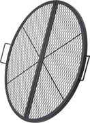 Okrągły Składany Ruszt SucceBuy 91cm, Wytrzymała Stal X-Marks, Przenośne Naczynia Kuchenne do Campingu na Imprezy Plenerowe, Czarny