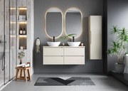 Kaszmirowy Zestaw do Łazienki 120cm Szafka z Blatem Etna