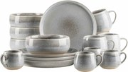 Mäser Zestaw naczyń śniadaniowych 16 szt. AQUATA – szary