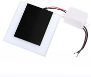 CAPRI BLACK Barwa Neutralna 4000k, czarna lampka schodowa