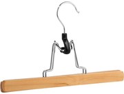 Komplet 3 drewnianych wieszaków na spodnie Wenko Clamping Hanger