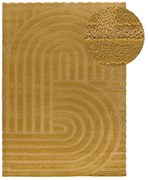 Musztardowy dywan 80x150 cm Snowy – Universal