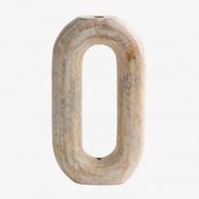 Wazon Z Drewna Mango Kerala ↑31,5 Cm - Sklum