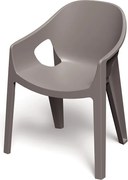 Plastikowe krzesło do ogrodu Premo Seven z podłokietnikami