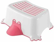 AQUALINE 366413 Duck antypoślizgowa nakładka nastopy do łazienki dla dzieci, różowa