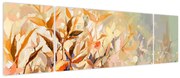 Obraz - Malowane rośliny (170x50 cm)