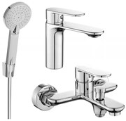 Mexen Milo R40 zestaw wannowy, chrom - 71303R40-00