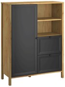 Nowoczesna komoda z półkami i szufladami Z7-M86