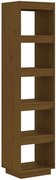 Drewniany wąski regał miodowy brąz L6-T34