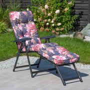 Leżak ogrodowy z podnóżkiem Lena Lounger A098-01PB PATIO