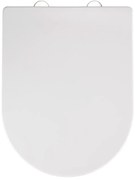 Biała deska sedesowa wolnoopadająca Wenko Calla, 47x35,5 cm