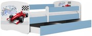Łóżko chłopięce z materacem mix 80x180 P5-H32