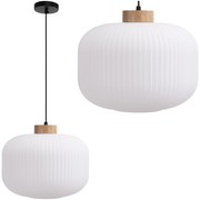 Lampa wisząca z białym kloszem APP1069-CP