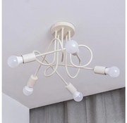 Plafon OXFORD 5xE27/15W/230V kremowy