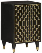 Czarna stojąca szafka łazienkowa w stylu retro R2-E75