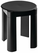 MARPLAST A56013 Colored taboret łazienkowy 37 x 39 x 37 cm, ABS/czarny mat