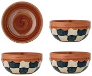 Kamionkowe miski zestaw 4 szt. 590 ml Check – Bloomingville