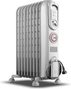 Olejowy grzejnik VENTO DELONGHI - 1800W - 3 stopnie ogrzewania - Technologia Real Energy