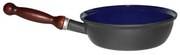 Sfinx Emaliowana patelnia z drewnianą rączką BSE,20 cm, śred. 20 cm