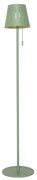 Lampa podłogowa zewnętrzna zielona w tym LED 3-stopniowy ściemniacz na panel słoneczny - Ferre