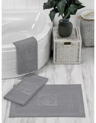 Szare dywaniki łazienkowe zestaw 3 szt. 50x70 cm – Mila Home