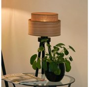 Brilagi - Lampa stołowa MONTANA BOHO 1xE27/15W/230V brązowo-czarna