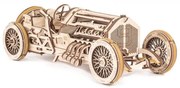 Ugears - Drewniane mechaniczne puzzle 3D U9 Auto Grand Prix
