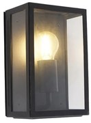 Zewnetrzna Inteligentna lampa ścienna zewnętrzna czarna 25,5 cm z WiFi A60 IP44 - Rotterdam Rustykalny / Vintage Oswietlenie zewnetrzne