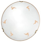 Kolarz 731.11.4.150 - Kinkiet NONNA 1xE27/60W/230V śr. 30 cm jeleni różowe złoto