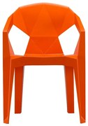 Krzesło MUZE pomarańczowe UNIQUE