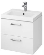 Cersanit S801-146-DSM - Wisząca szafka łazienkowa z umywalką LARA COMO biała