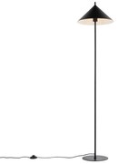 Designerska lampa podłogowa czarna - Triangolo