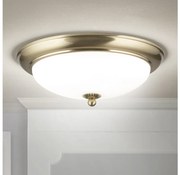 Orion - Lampa sufitowa EMPIRA 2xE27/40W/230V śr. 35,5 cm mosiądz